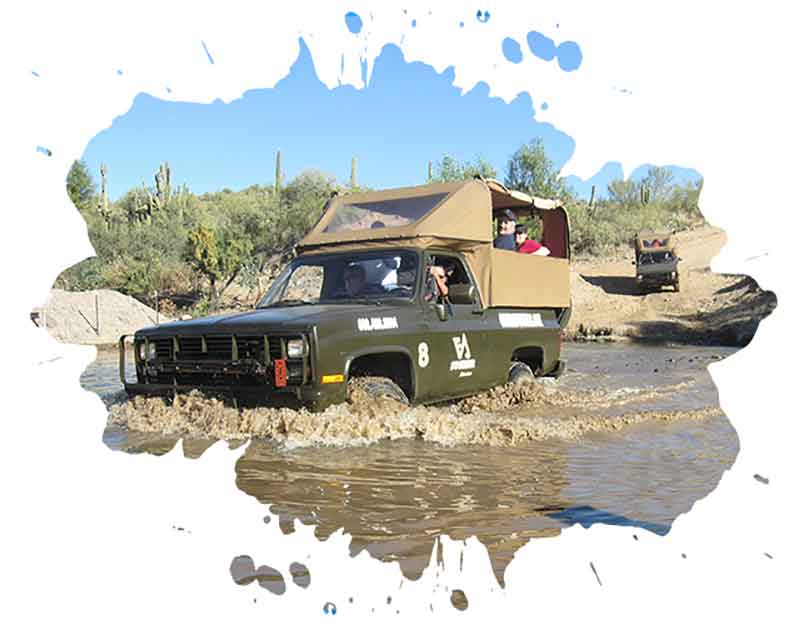 M1009 Blazer Tours Phoenix Scottsdale Stellar Adventures Off-Road - Water